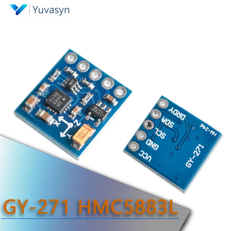 GY-271 QMC5883P Electronic Compass Module - Three-axis Magnetic Field Sensor
GY-271 QMC5883P Electronic Compass Module - Three-axis Magnetic Field Sensor