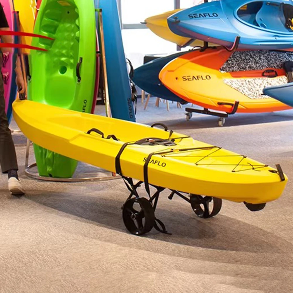 Aluminum Tube Heavy Duty Foldable Kayak Trailer Hand Pullable Canoe and Kayak Transporter with Tie-downs Wheels
Aluminum Tube Heavy Duty Foldable Kayak Trailer Hand Pullable Canoe and Kayak Transporter with Tie-downs Wheels