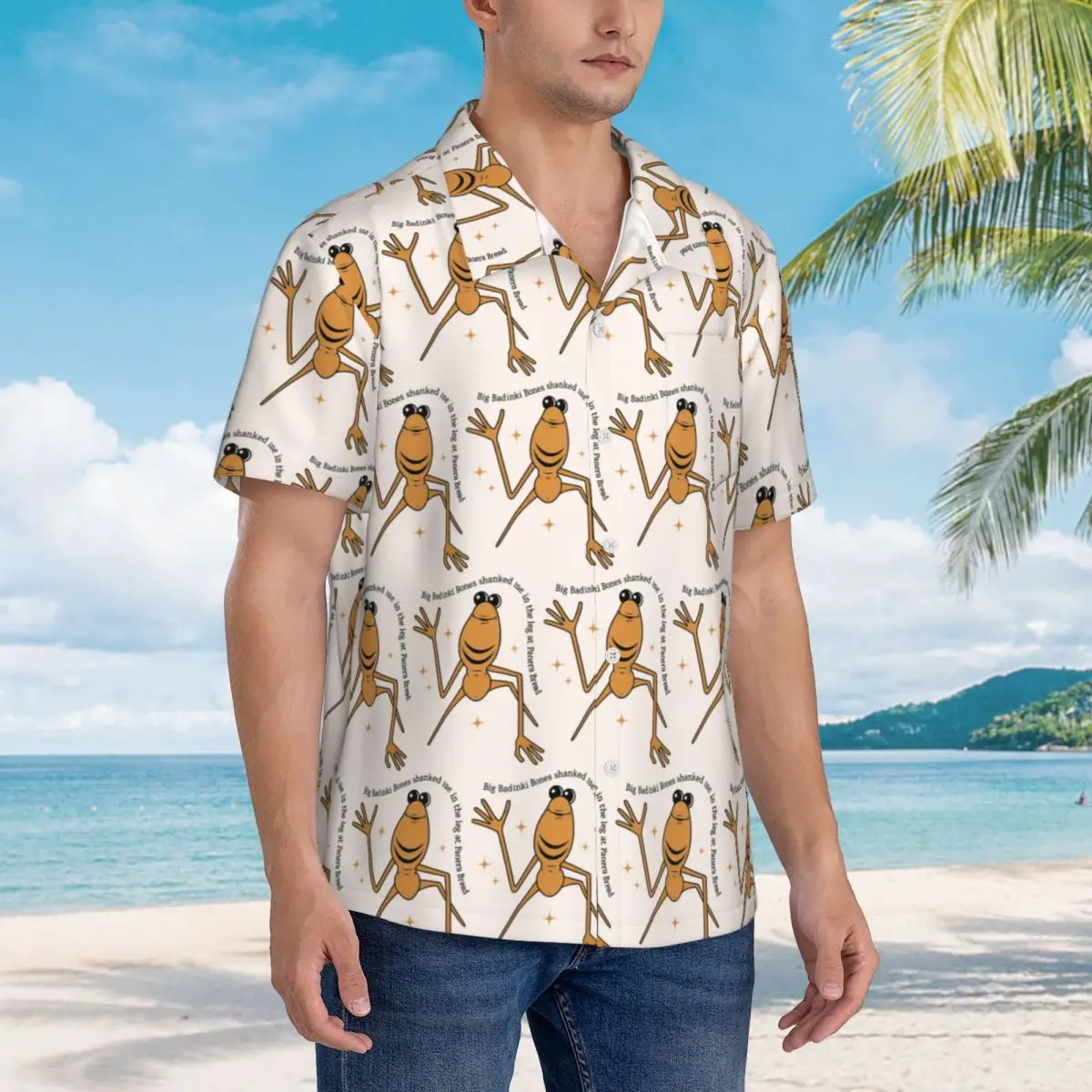 Marcus The Worm Robert Help Meme Brain Rot Hawaiian Shirts Fashion Men Short Sleeve Shirt for Summer Beach Men's Button Tops
Marcus The Worm Robert Help Meme Brain Rot Hawaiian Shirts Fashion Men Short Sleeve Shirt for Summer Beach Men's Button Tops
