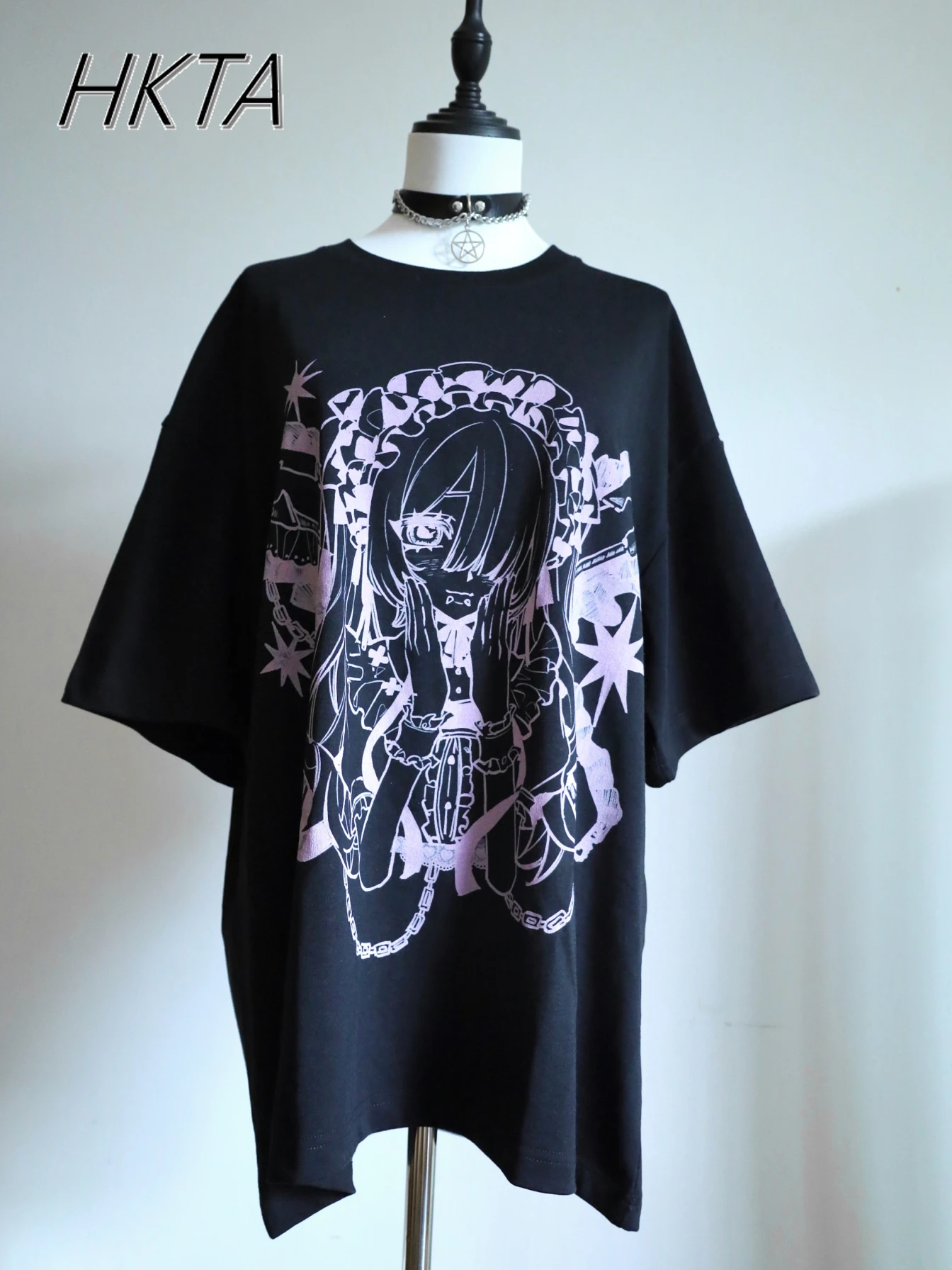 Japanese Two Dimensional Printing Short Sleeved Black Tshirt Top Y2k Women Summer Mine Subculture Dark Cute Cartoon T Shirts
Japanese Two Dimensional Printing Short Sleeved Black Tshirt Top Y2k Women Summer Mine Subculture Dark Cute Cartoon T Shirts