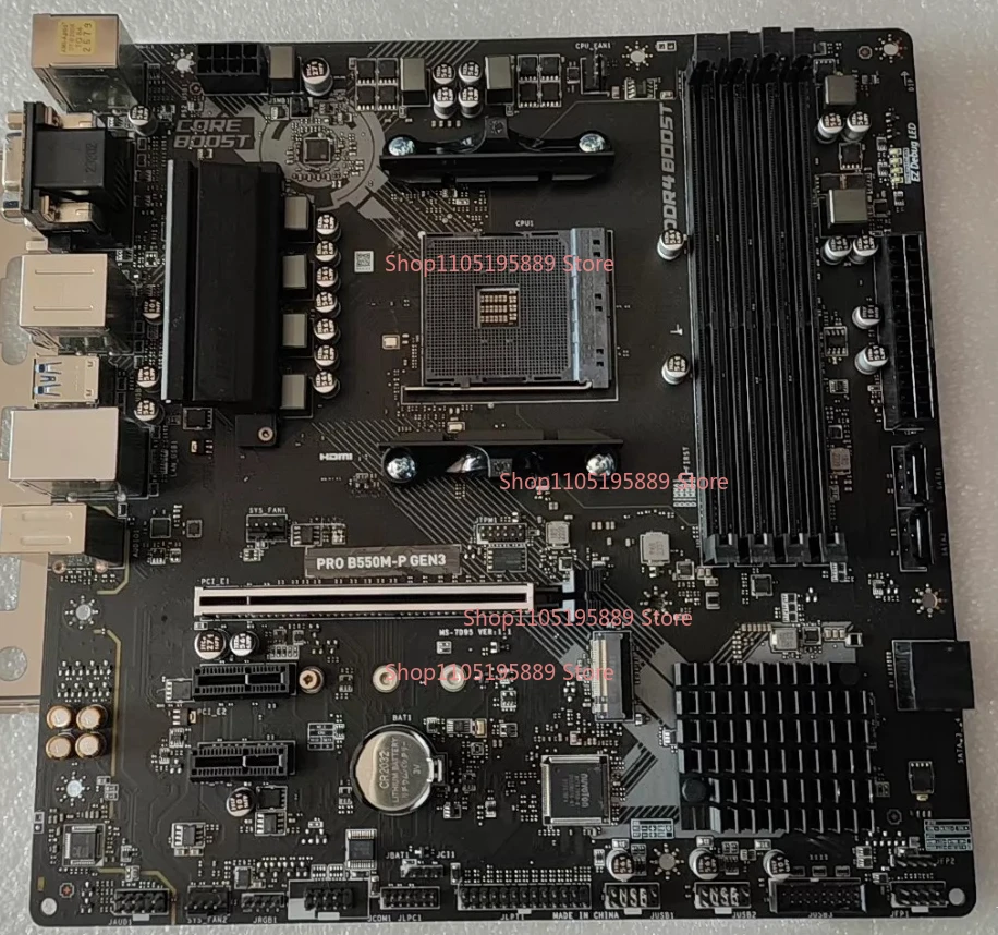 Материнская плата для настольного компьютера MSI PRO B550M-P GEN3, интерфейс AM4, четыре слота для памяти DDR4
Материнская плата для настольного компьютера MSI PRO B550M-P GEN3, интерфейс AM4, четыре слота для памяти DDR4