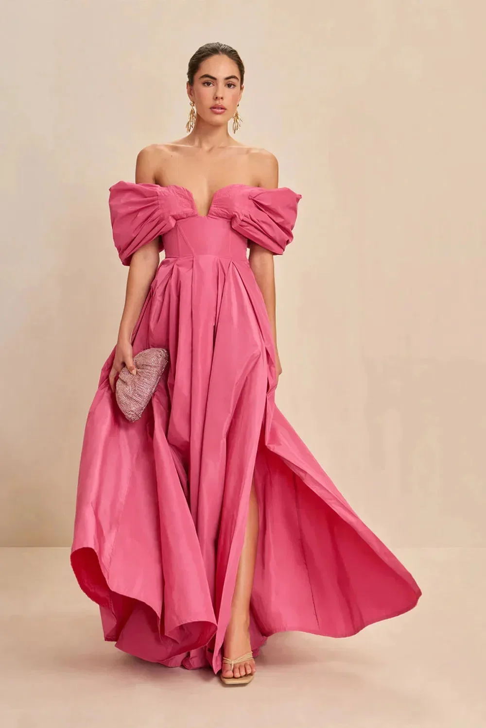 Off the Shoulder A-Line Draped robes de soirée V Neck Puff Sleeve Evening Dresses Valentines Day Simple Wedding Dress 2025
Off the Shoulder A-Line Draped robes de soirée V Neck Puff Sleeve Evening Dresses Valentines Day Simple Wedding Dress 2025
