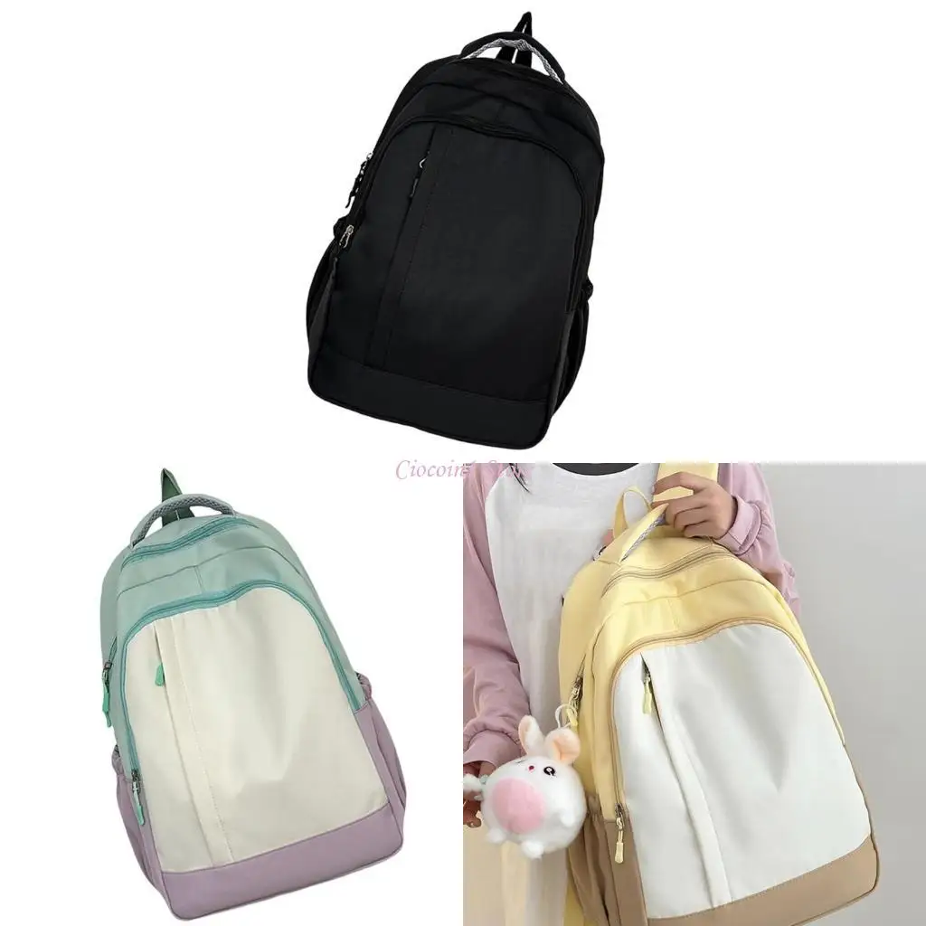 Y1UB Aesthetic Teen Girl Simple Rucksack Student Campus School Bag with Multiple Pockets Laptop Backpack for Women Teenagers 
Y1UB Aesthetic Teen Girl Simple Rucksack Student Campus School Bag with Multiple Pockets Laptop Backpack for Women Teenagers