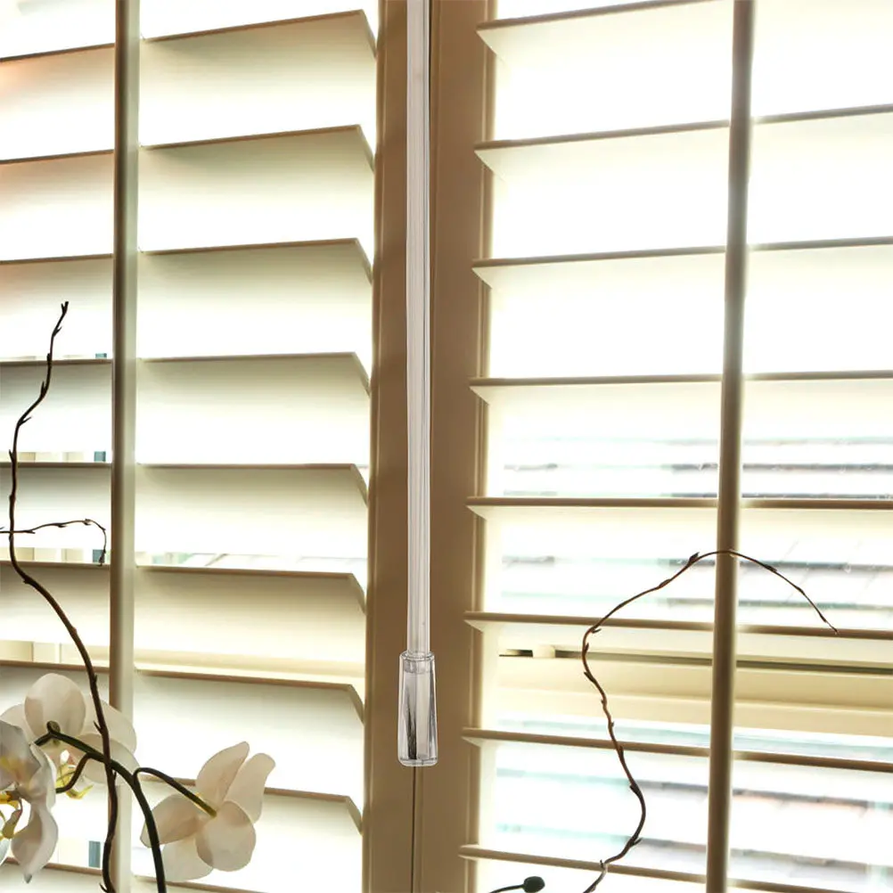 6Pcs Clear Acrylic Blind Wand with Handle for Vertical Blinds Simple Generous Design Easy Match All Curtain Styles Blinds Opener
6Pcs Clear Acrylic Blind Wand with Handle for Vertical Blinds Simple Generous Design Easy Match All Curtain Styles Blinds Opener