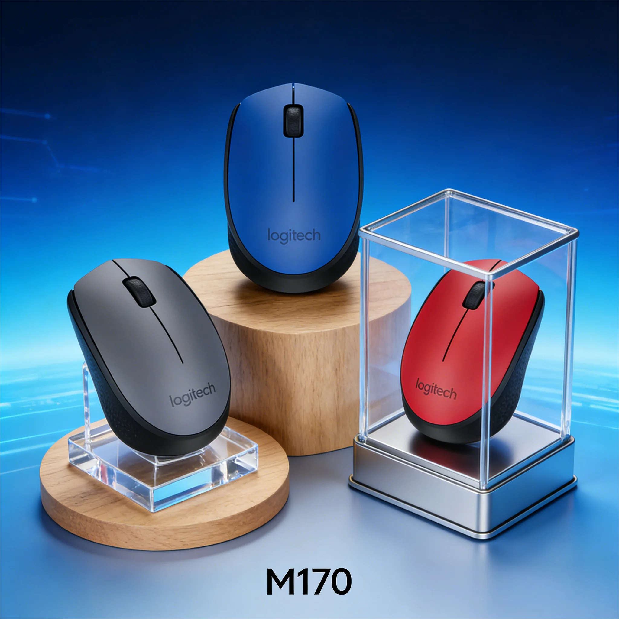 Беспроводная мышь Logitech M170, совместимая с Mac, портативная, для путешествий
Беспроводная мышь Logitech M170, совместимая с Mac, портативная, для путешествий