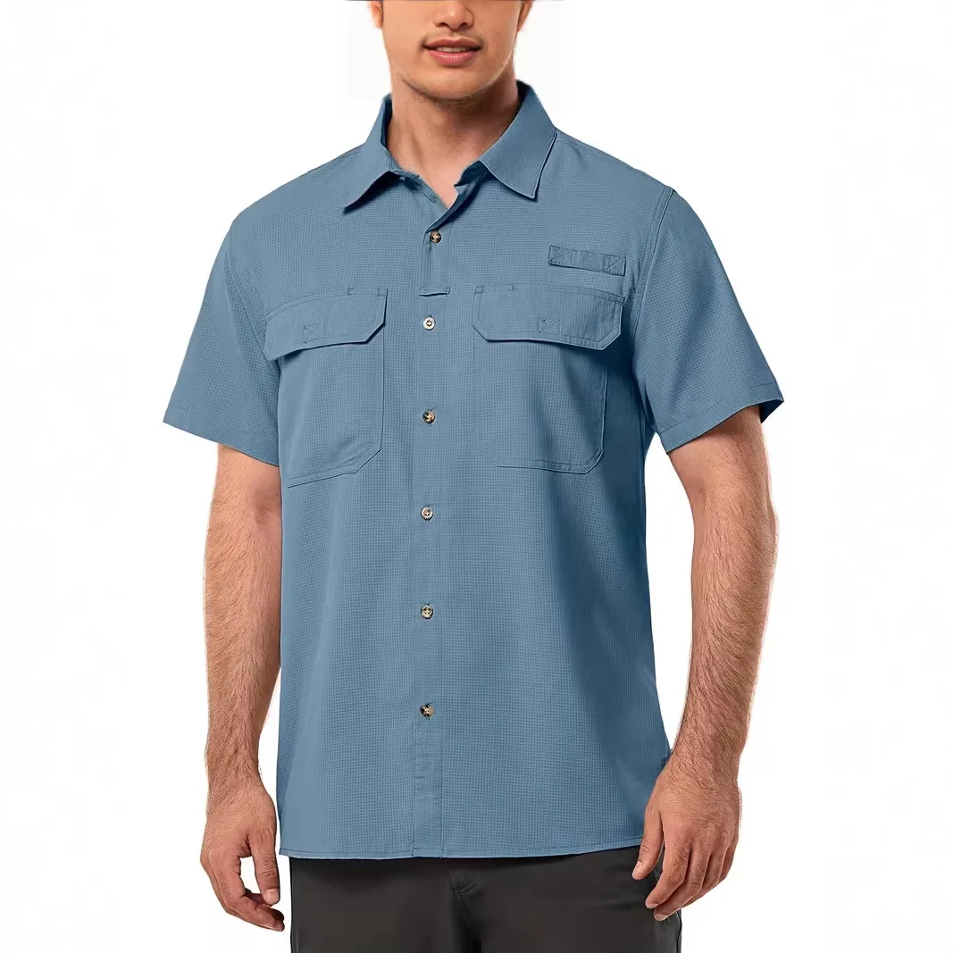 2026 New Men's Short-Sleeve Quick-Drying Shirt, Casual Workwear Style Pocket Collar Breathable Shirt Top
2026 New Men's Short-Sleeve Quick-Drying Shirt, Casual Workwear Style Pocket Collar Breathable Shirt Top