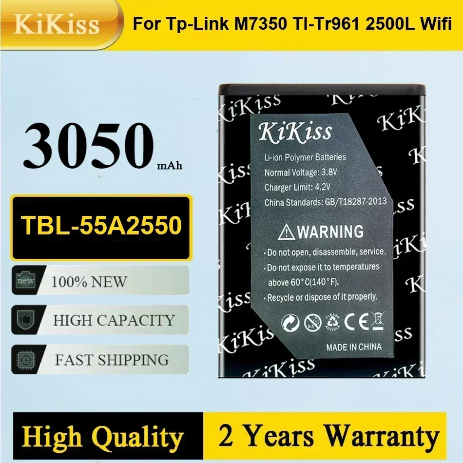 TBL-55A2550 Аккумулятор мобильного телефона для TP-LINK M7350 TL-TR961 2500L WIFI
TBL-55A2550 Аккумулятор мобильного телефона для TP-LINK M7350 TL-TR961 2500L WIFI