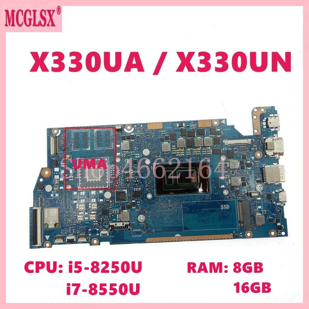 Материнская плата для ноутбука X330UA i5 i7-8th Gen CPU 8GB/16GB-RAM Материнская плата ASUS X330UA X330UN X330U I330UN K330U R330U V330U S330U
Материнская плата для ноутбука X330UA i5 i7-8th Gen CPU 8GB/16GB-RAM Материнская плата ASUS X330UA X330UN X330U I330UN K330U R330U V330U S330U