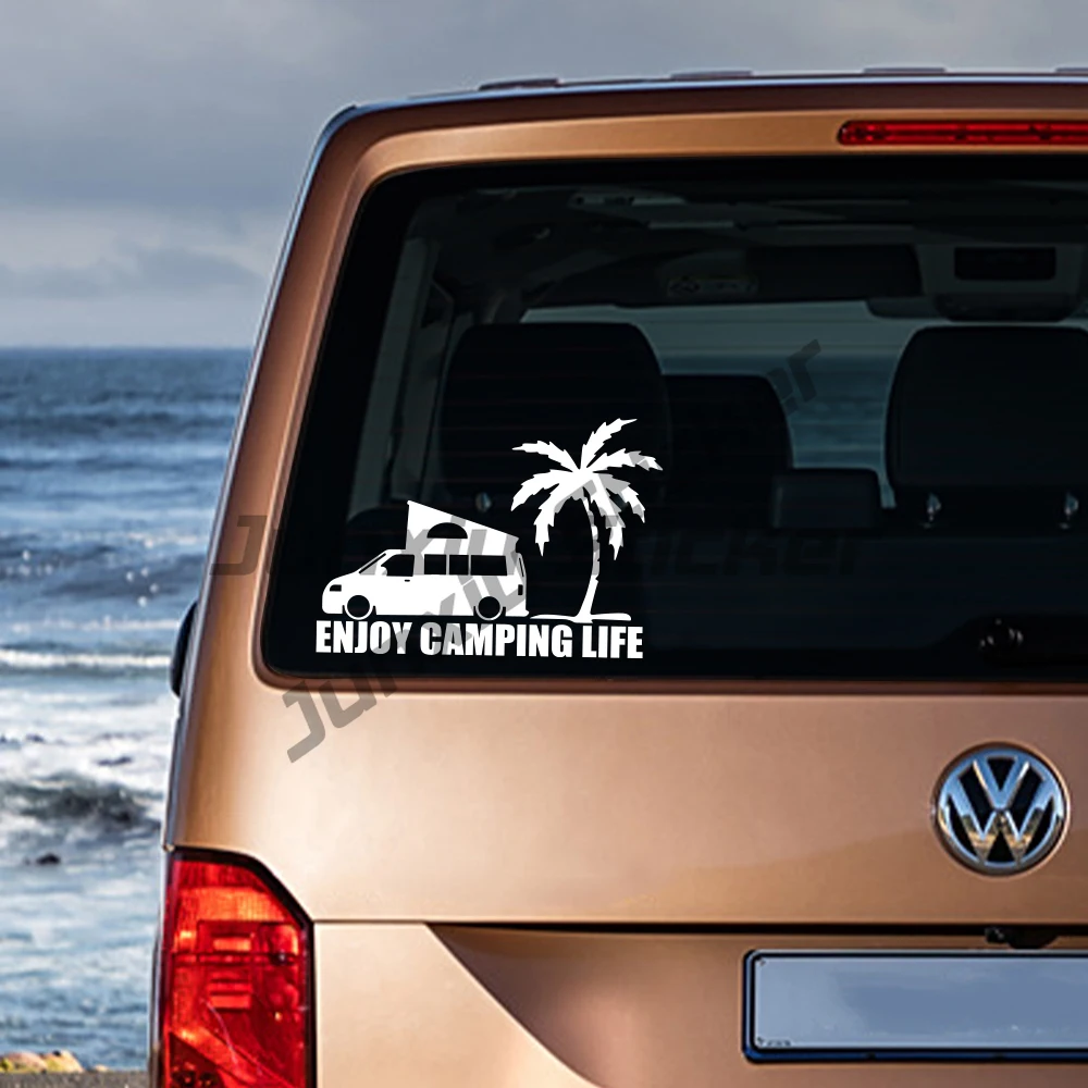 Enjoy Camping Life Themed Text Vinyl Car Stickers Transporter Auto Body Tuning Premium Decorative Decals Accessories
Enjoy Camping Life Themed Text Vinyl Car Stickers Transporter Auto Body Tuning Premium Decorative Decals Accessories
