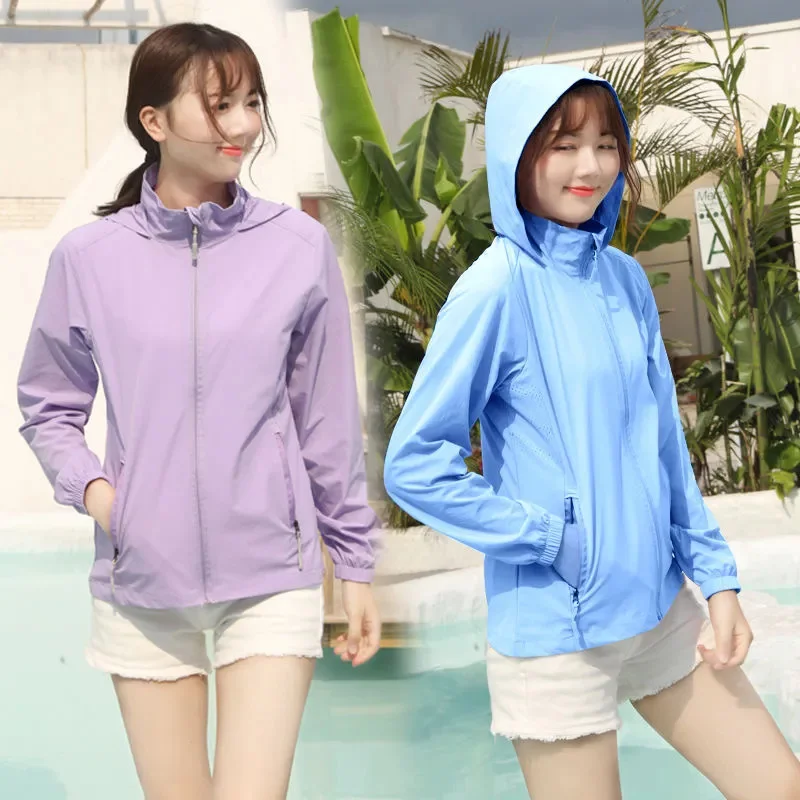 Sunscreen Jacket Women's Summer 2025 New Breathable Short Sun Protection Clothing Coat Hooded Anti-Ultraviolet Outerwear Female
Sunscreen Jacket Women's Summer 2025 New Breathable Short Sun Protection Clothing Coat Hooded Anti-Ultraviolet Outerwear Female