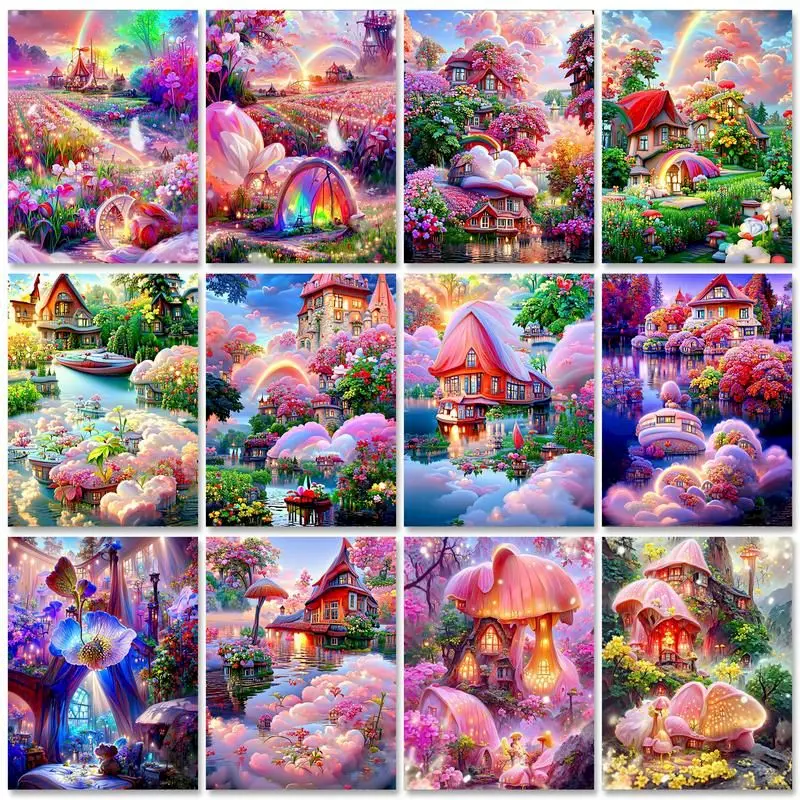 GATYZTORY Oil Painting by Numbers Garden DIY Frame Paint By Numbers Canvas Painting Handpaint Picture Drawing Home Wall Decor
GATYZTORY Oil Painting by Numbers Garden DIY Frame Paint By Numbers Canvas Painting Handpaint Picture Drawing Home Wall Decor
