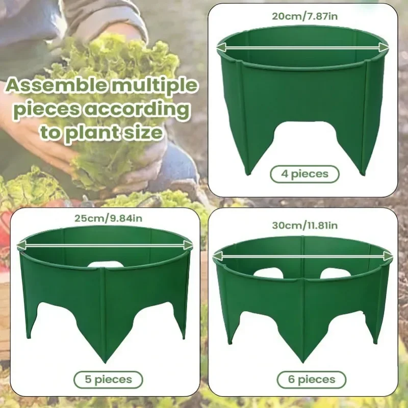 10/24Pcs Plant Grow Ring Protective Round Deep Watering Circular Landscape Edging Planting Rings Garden Protector
10/24Pcs Plant Grow Ring Protective Round Deep Watering Circular Landscape Edging Planting Rings Garden Protector