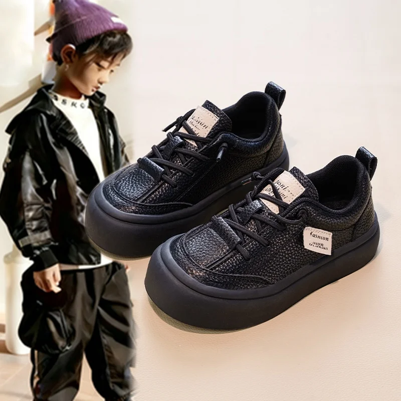 Children's Fashion Sports Shoes Black Student Kids Boys & Girls Non Slip Flat Walking Shoes Lightweight Breathable Tennis
Children's Fashion Sports Shoes Black Student Kids Boys & Girls Non Slip Flat Walking Shoes Lightweight Breathable Tennis