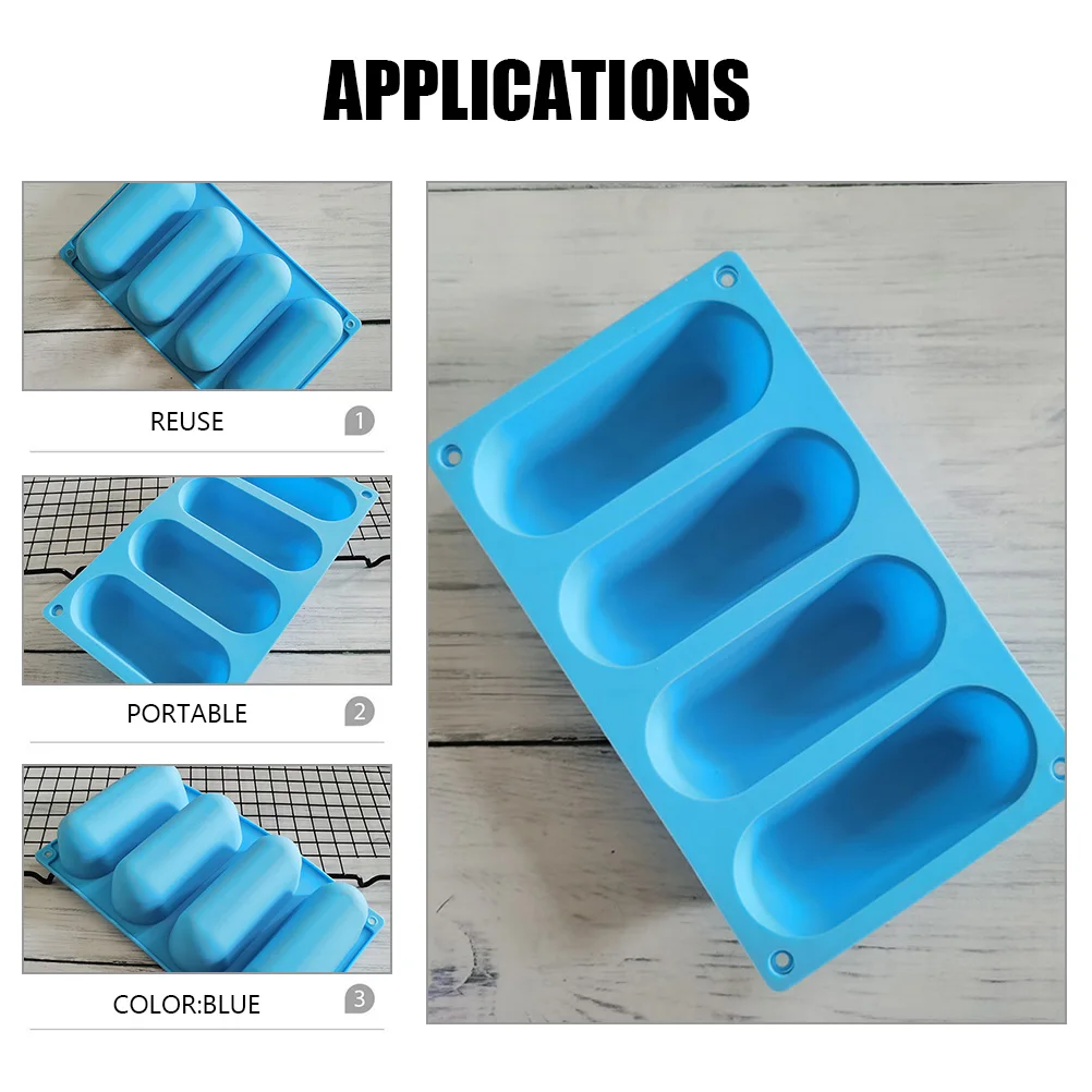 2pcs Hot Dog Bun Pan Silicone Baking Molds Sausage Making Mold for Homemade Bread Easy Clean Dishwasher Safe Durability
2pcs Hot Dog Bun Pan Silicone Baking Molds Sausage Making Mold for Homemade Bread Easy Clean Dishwasher Safe Durability