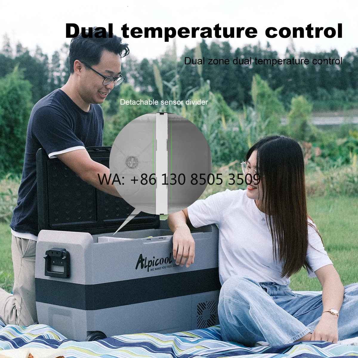 T50 50L Fast Cooling Portable Car Camping Fridge Freezers 12volt Compressor Refrigerator With Wheels
T50 50L Fast Cooling Portable Car Camping Fridge Freezers 12volt Compressor Refrigerator With Wheels