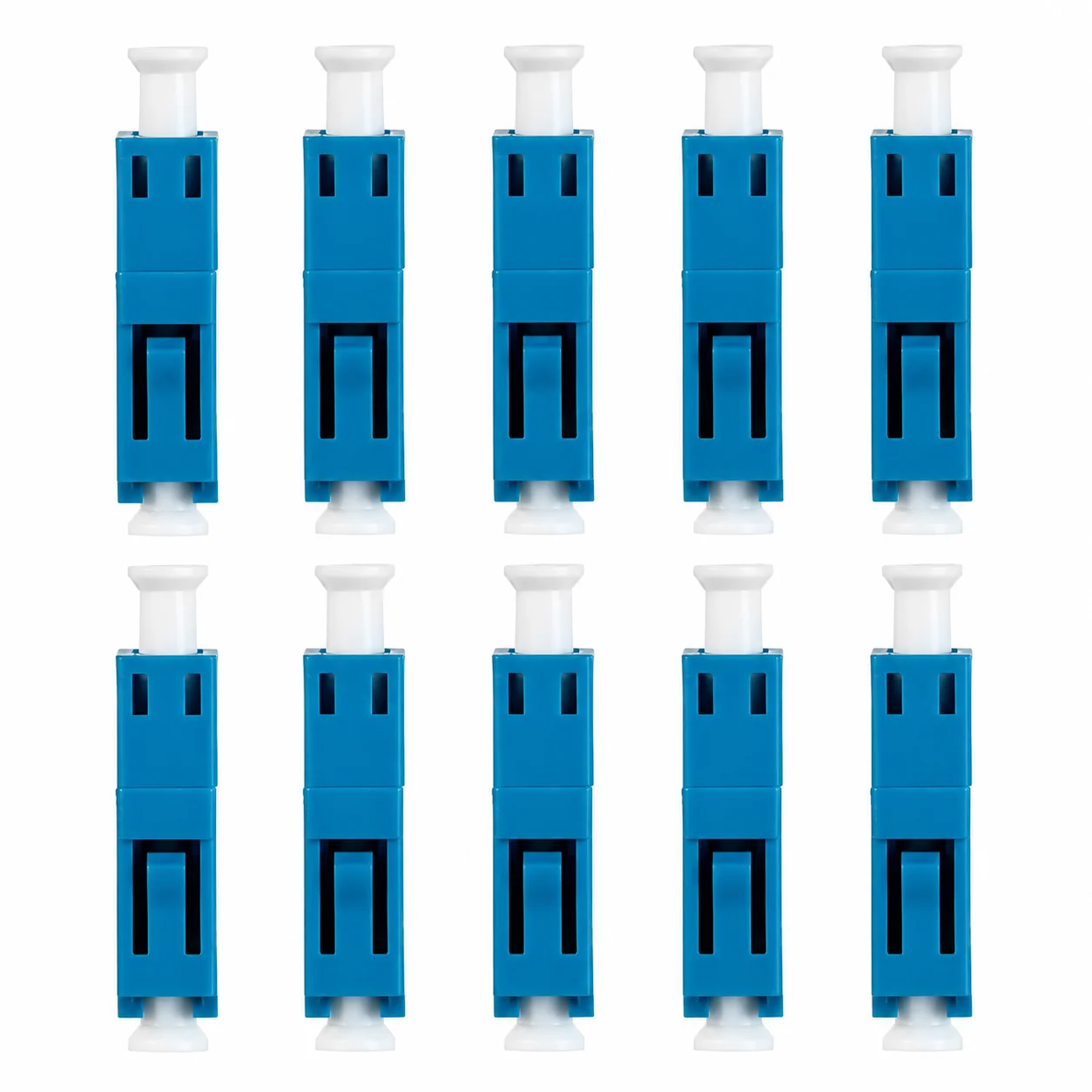 10PCS LC Simplex Fiber Optic Adapter Female to Female Single Mode LC/UPC Coupler Connector for ODF Patch Panel
10PCS LC Simplex Fiber Optic Adapter Female to Female Single Mode LC/UPC Coupler Connector for ODF Patch Panel