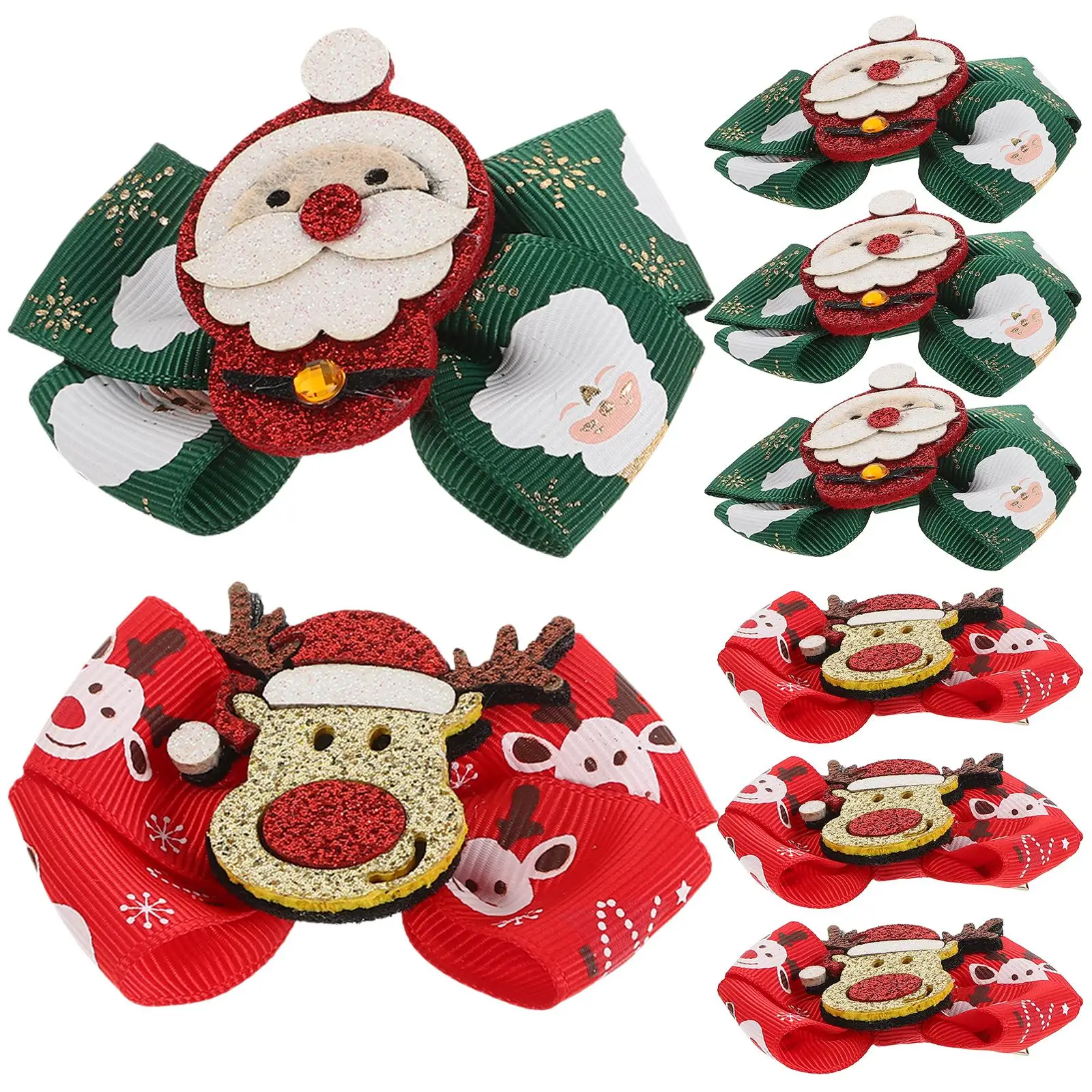8 Pcs Children Hairpins Christmas Accessories Cute Clips Side Hairbows Toddler Girls Festive Hair Decorations Holiday Gifts
8 Pcs Children Hairpins Christmas Accessories Cute Clips Side Hairbows Toddler Girls Festive Hair Decorations Holiday Gifts