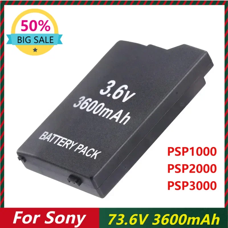 3.6V 3600mAh Gamepad Lithium Rechargeable Battery for Sony PSP1000 PSP-110 PSP2000 PSP3000 Console Replacement Batteries
3.6V 3600mAh Gamepad Lithium Rechargeable Battery for Sony PSP1000 PSP-110 PSP2000 PSP3000 Console Replacement Batteries