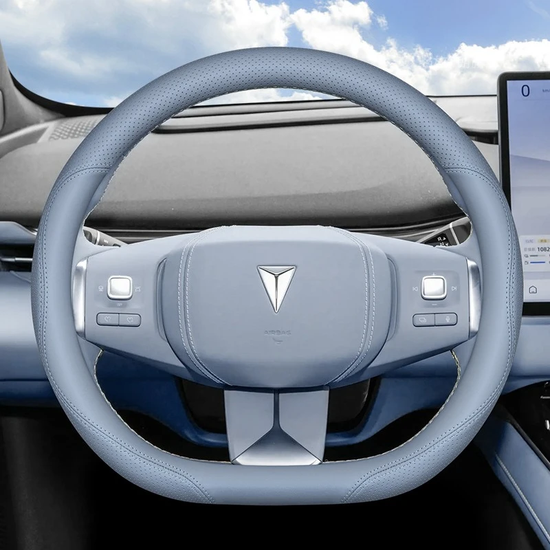 For Changan DEEPAL S05 S5 Nappa Leather Steering Wheel Cover Non-slip Durable Four Season Universal Car Interior Accessories
For Changan DEEPAL S05 S5 Nappa Leather Steering Wheel Cover Non-slip Durable Four Season Universal Car Interior Accessories