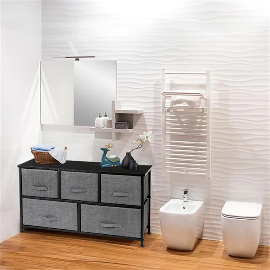 Multi-Purpose Organizer Unit for Closets Dark Gray Pull-out Iron Non-woven Fabric Drawer Shelf Home Organization and Storage
Multi-Purpose Organizer Unit for Closets Dark Gray Pull-out Iron Non-woven Fabric Drawer Shelf Home Organization and Storage