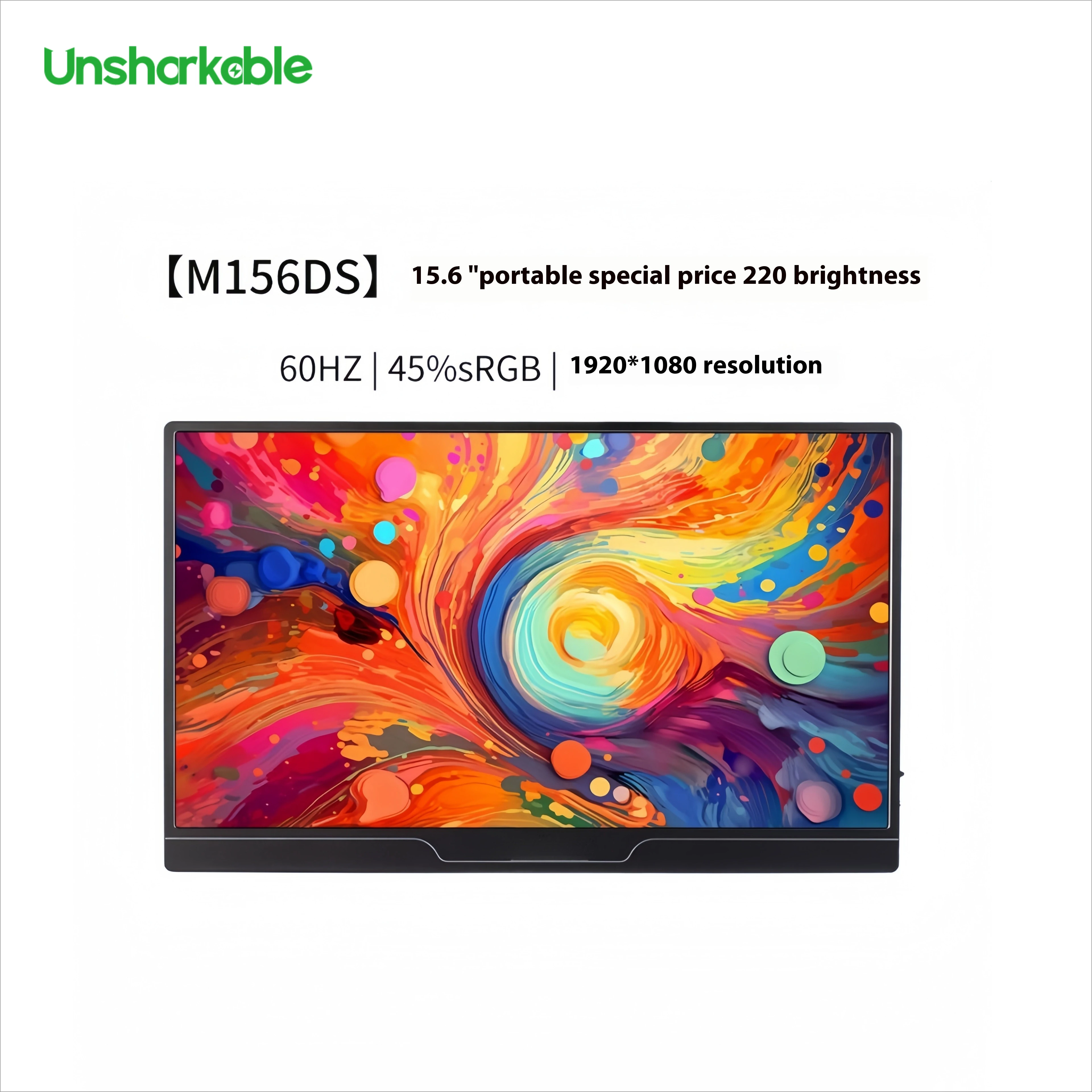 UNSHARKABLE 15,6-дюймовый портативный монитор IPS 1080P 60 Гц HDR10 TYPE-C HDMI поддерживает игровой офисный мобильный телефон для путешествий
UNSHARKABLE 15,6-дюймовый портативный монитор IPS 1080P 60 Гц HDR10 TYPE-C HDMI поддерживает игровой офисный мобильный телефон для путешествий