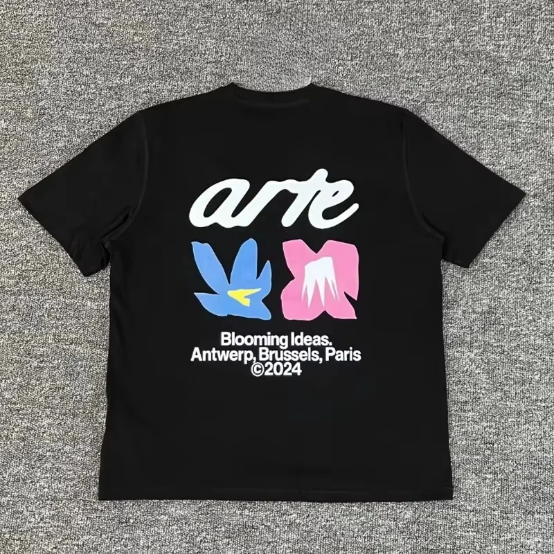 2025 New Arte Tee Black Leaf Print T-Shirt Men Women High Quality Round Neck Short Sleeve Streetwear Graphic Top
2025 New Arte Tee Black Leaf Print T-Shirt Men Women High Quality Round Neck Short Sleeve Streetwear Graphic Top