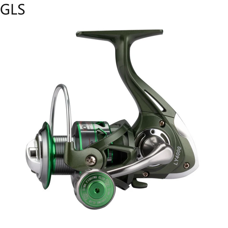 GLS New 5+1BB All Metal Rocker Freshwater Spinning Fishing Coil Gear Ratio 5.2:1/4.7:1 Sea Bass Fishing Reel
GLS New 5+1BB All Metal Rocker Freshwater Spinning Fishing Coil Gear Ratio 5.2:1/4.7:1 Sea Bass Fishing Reel