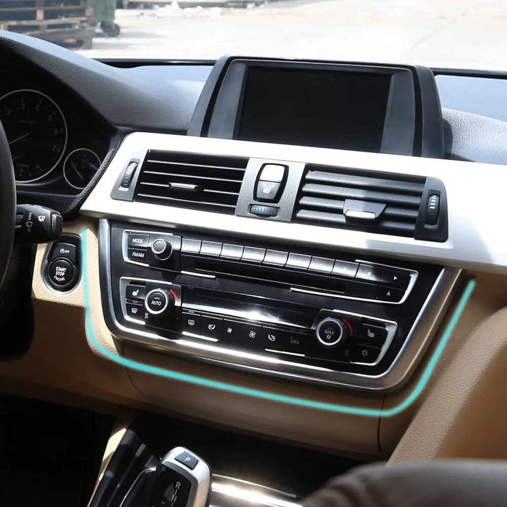 ABS Car Interior Center Control CD Panel Frame Cover Sticker Trim Compatible For BMW 3 4 Series GT F30 F36 316 318 320 2013-2019
ABS Car Interior Center Control CD Panel Frame Cover Sticker Trim Compatible For BMW 3 4 Series GT F30 F36 316 318 320 2013-2019