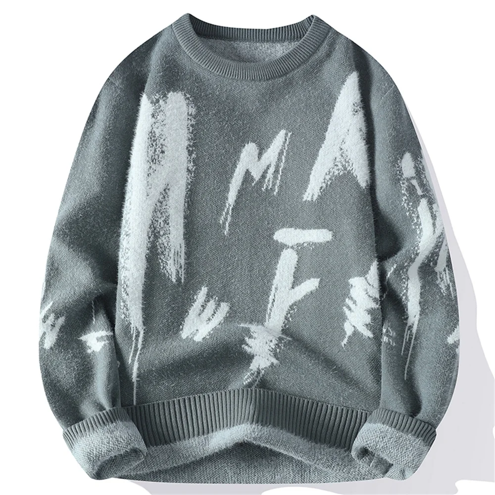 Men Vintage Sweater Round neck Knitted long-sleeved Sweaters Pullovers Autumn winter Streetwear Fashion Retro Casual Sweaters
Men Vintage Sweater Round neck Knitted long-sleeved Sweaters Pullovers Autumn winter Streetwear Fashion Retro Casual Sweaters