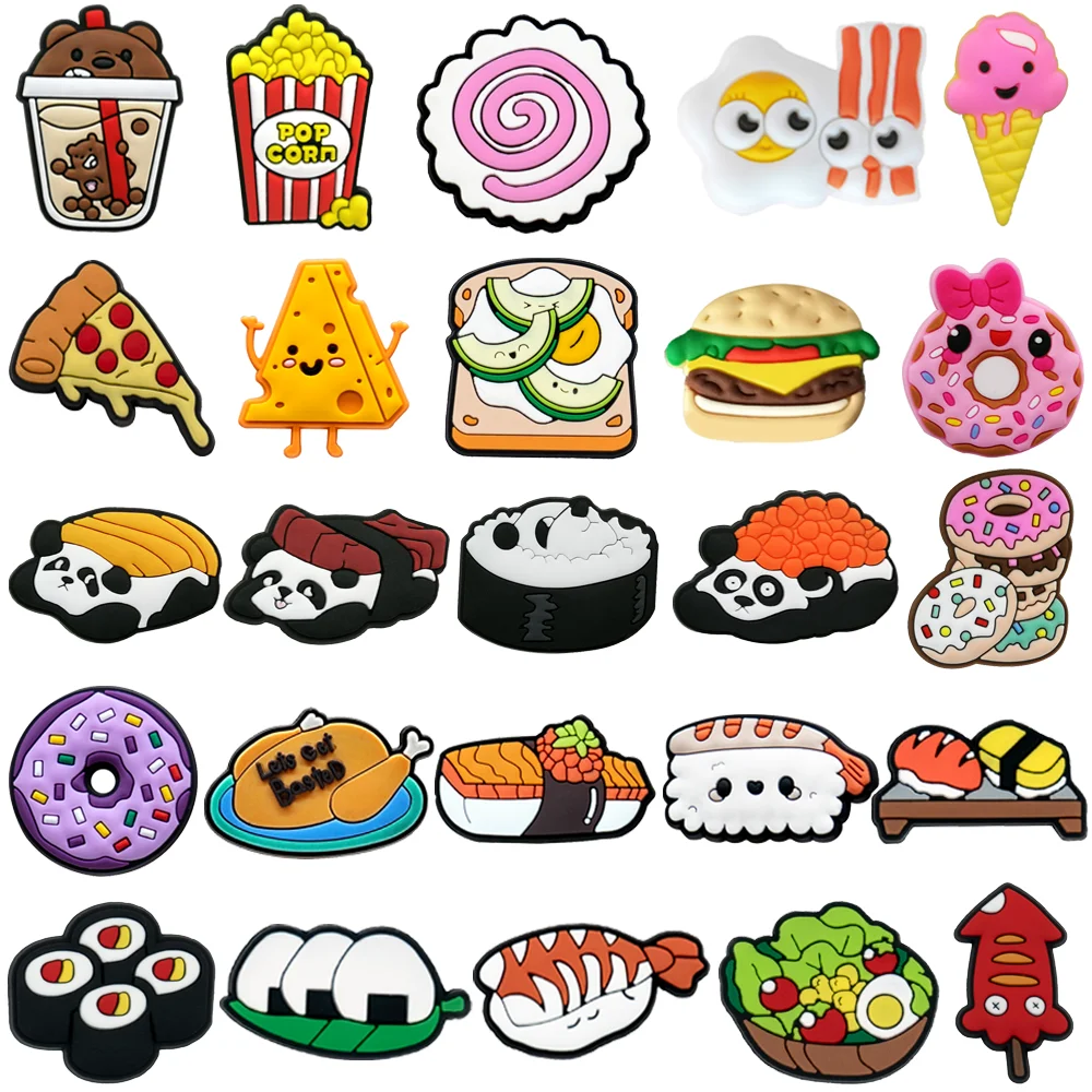 1/25PCS Cute Snacks Series Shoe Charms Decoration,Roasted Chicken Donut Pin for Shoes,Sandals Clog Buckle Accessories
1/25PCS Cute Snacks Series Shoe Charms Decoration,Roasted Chicken Donut Pin for Shoes,Sandals Clog Buckle Accessories