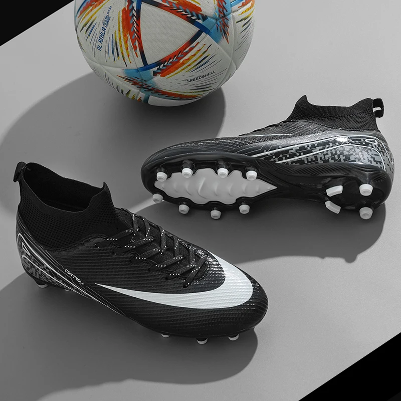 Men Soccer Shoes Sports Society Sneaker Comfortable Football Shoes Top Quality Match AG Long Spikes Football Boots
Men Soccer Shoes Sports Society Sneaker Comfortable Football Shoes Top Quality Match AG Long Spikes Football Boots