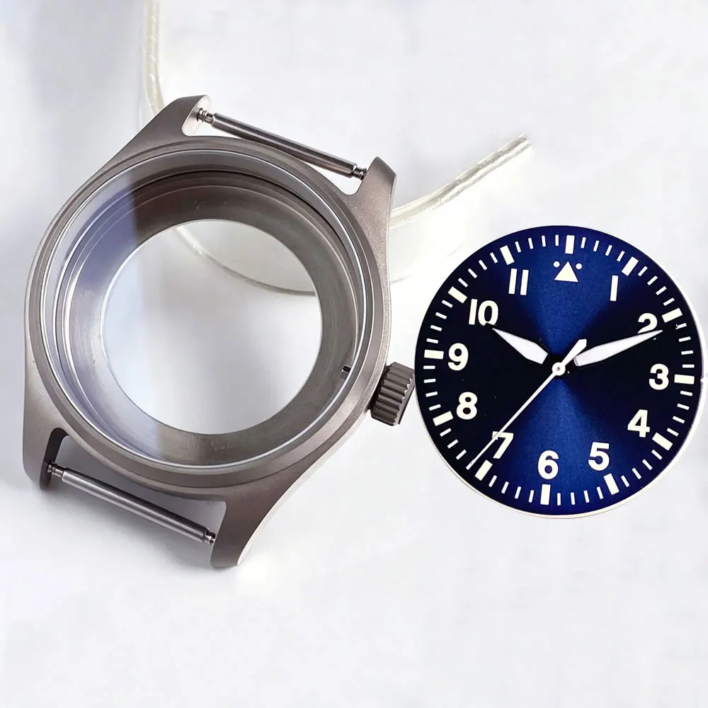 Tandorio 36mm Titanium Sapphire Glass Men Watch Case For NH35 ETA2824 PT5000 Miyota 8215 20ATM Waterproof Watch Case Dial Set
Tandorio 36mm Titanium Sapphire Glass Men Watch Case For NH35 ETA2824 PT5000 Miyota 8215 20ATM Waterproof Watch Case Dial Set