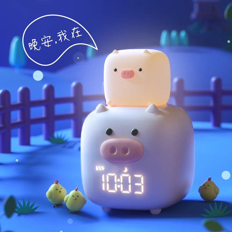 Cute Cartoon Digital Clock Kid Bedroom Electronic Desk Alarm Lights Lighting Glowing Digital Clock Zegar Led Home Clock
Cute Cartoon Digital Clock Kid Bedroom Electronic Desk Alarm Lights Lighting Glowing Digital Clock Zegar Led Home Clock