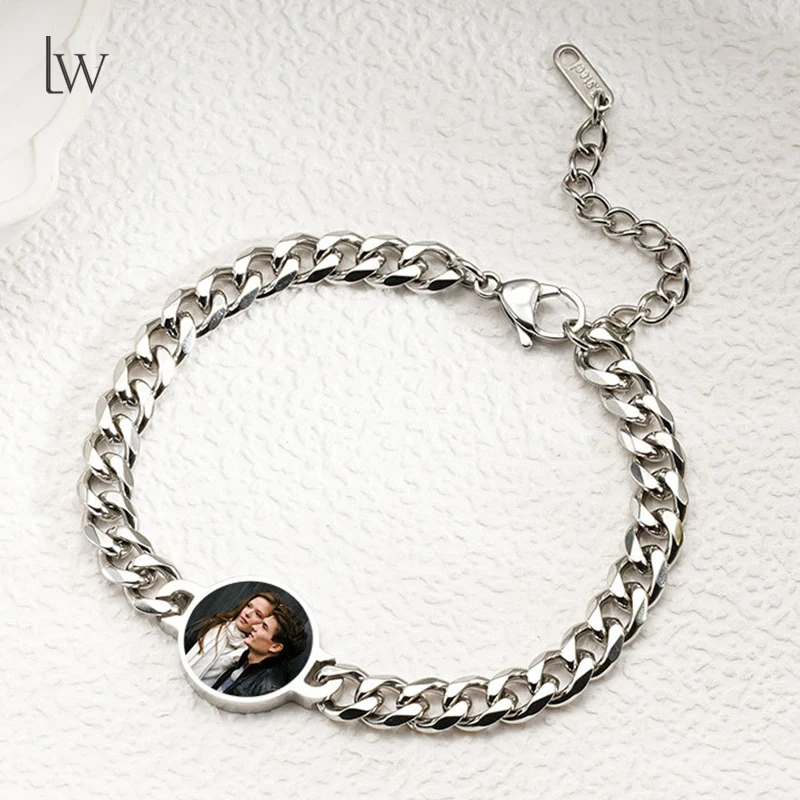 Personalized Heat Activated Magic Bracelet Custom Picture Bracelets with Hidden Photo Memorial Gifts for Women and Men
Personalized Heat Activated Magic Bracelet Custom Picture Bracelets with Hidden Photo Memorial Gifts for Women and Men