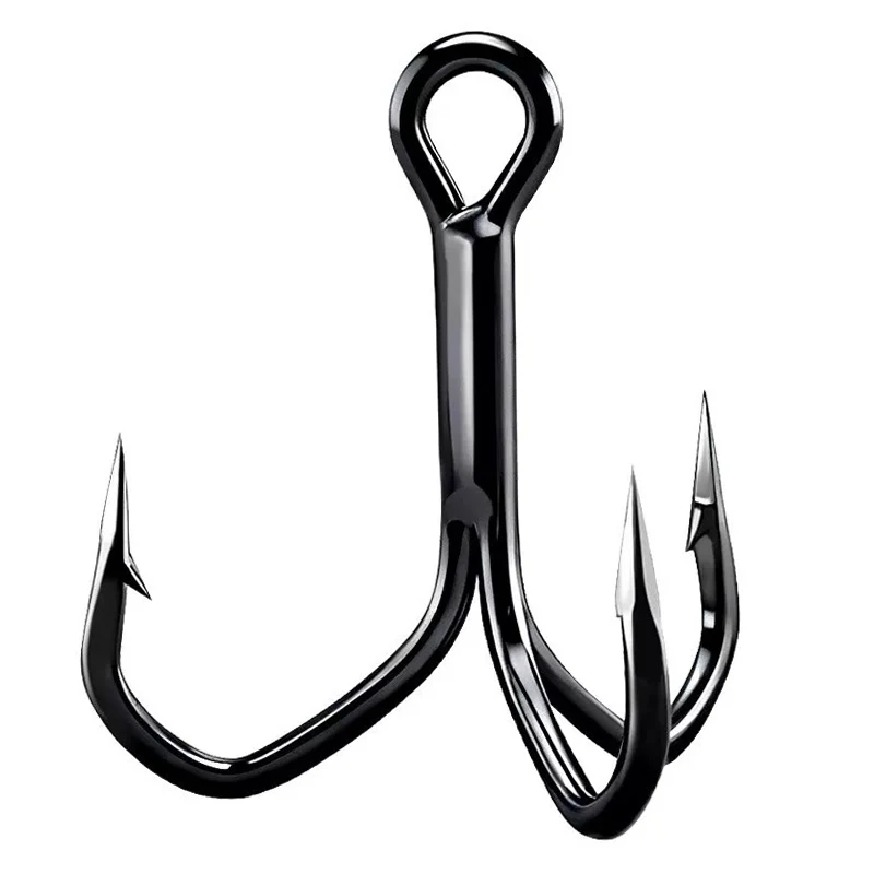 10PCS 20PCS Treble Hook 1# - 10# Black Nickel Fishing Hooks 3X Strength Hight Carbon Steel Triple Fishhook Saltwater Freshwater
10PCS 20PCS Treble Hook 1# - 10# Black Nickel Fishing Hooks 3X Strength Hight Carbon Steel Triple Fishhook Saltwater Freshwater