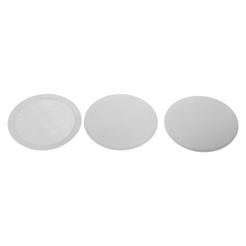 A47U 3 Pack Metal Reusable Coffee Filter Mesh for AeroPress Coffee Maker Espresso Maker, Silver
A47U 3 Pack Metal Reusable Coffee Filter Mesh for AeroPress Coffee Maker Espresso Maker, Silver