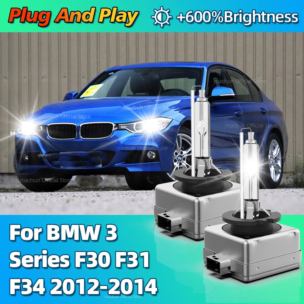 35W Xenon Car Headlight Bulbs 6000K Headlamp 10000LM Bright Light For BMW 3 Series F30 F31 F34 2012 2013 2014 Plug-N-Play
35W Xenon Car Headlight Bulbs 6000K Headlamp 10000LM Bright Light For BMW 3 Series F30 F31 F34 2012 2013 2014 Plug-N-Play