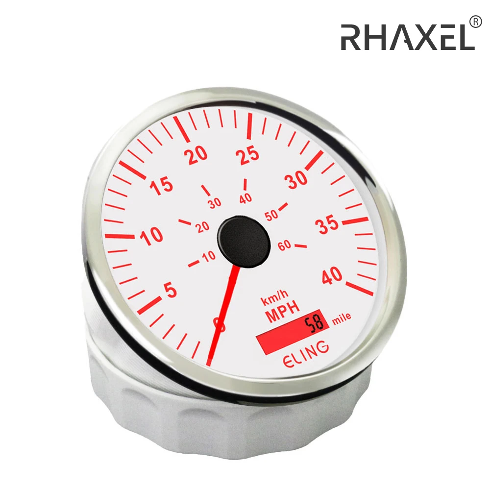 RHAXEL GPS Speedometer 40/80/160MPH Odometer 110mm with Odometer Adjustable for RV Van Yachts Red Yellow Backlight 12V 24V
RHAXEL GPS Speedometer 40/80/160MPH Odometer 110mm with Odometer Adjustable for RV Van Yachts Red Yellow Backlight 12V 24V