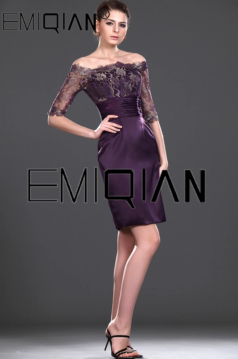 Half Sleeves knee Length Lace Mother of the Bride Dress Formal Wedding Party Dress
Half Sleeves knee Length Lace Mother of the Bride Dress Formal Wedding Party Dress