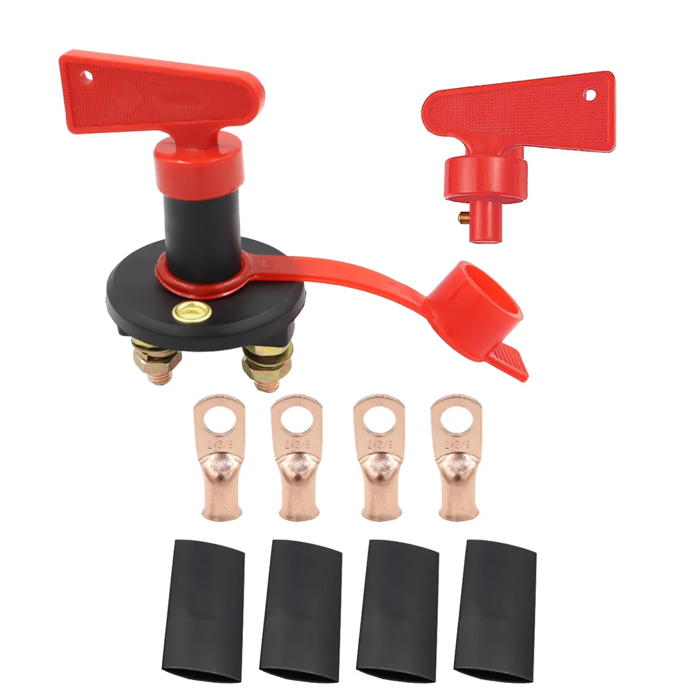Car Master Battery Switch Power Disconnect Rotary Switch Marine Boat Truck Cut Off Isolator Kill Switch DC12 24V 100A with 2 Key
Car Master Battery Switch Power Disconnect Rotary Switch Marine Boat Truck Cut Off Isolator Kill Switch DC12 24V 100A with 2 Key