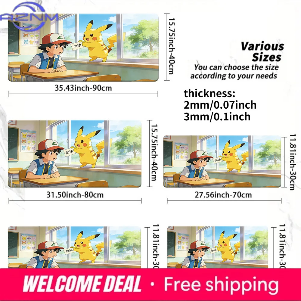 Pokemon Ash & Pikachu Classroom Encouragement Gaming Mouse Pad Non-Slip Desk Mat
Pokemon Ash & Pikachu Classroom Encouragement Gaming Mouse Pad Non-Slip Desk Mat