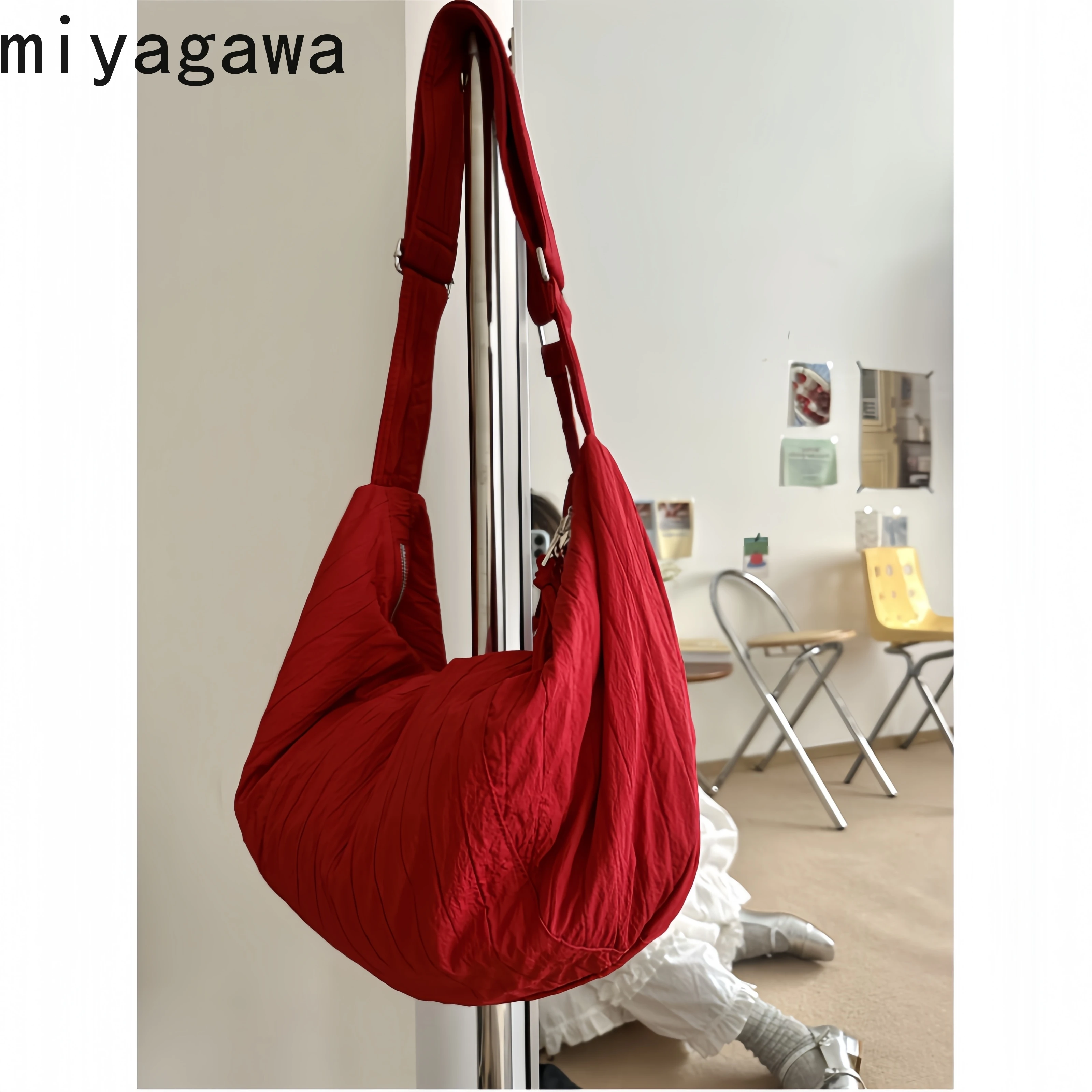 Miyagawa Women's Bag 2024 New Korean Style Casual Versatile Tote Large Capacity One Shoulder Crossbody Canvas Bags
Miyagawa Women's Bag 2024 New Korean Style Casual Versatile Tote Large Capacity One Shoulder Crossbody Canvas Bags