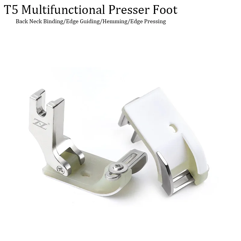 T5 Adjustable Edge Presser Foot Multifunctional Hemming Neck Binding Foot Industrial Flat Sewing Machine Replacement Accessories
T5 Adjustable Edge Presser Foot Multifunctional Hemming Neck Binding Foot Industrial Flat Sewing Machine Replacement Accessories