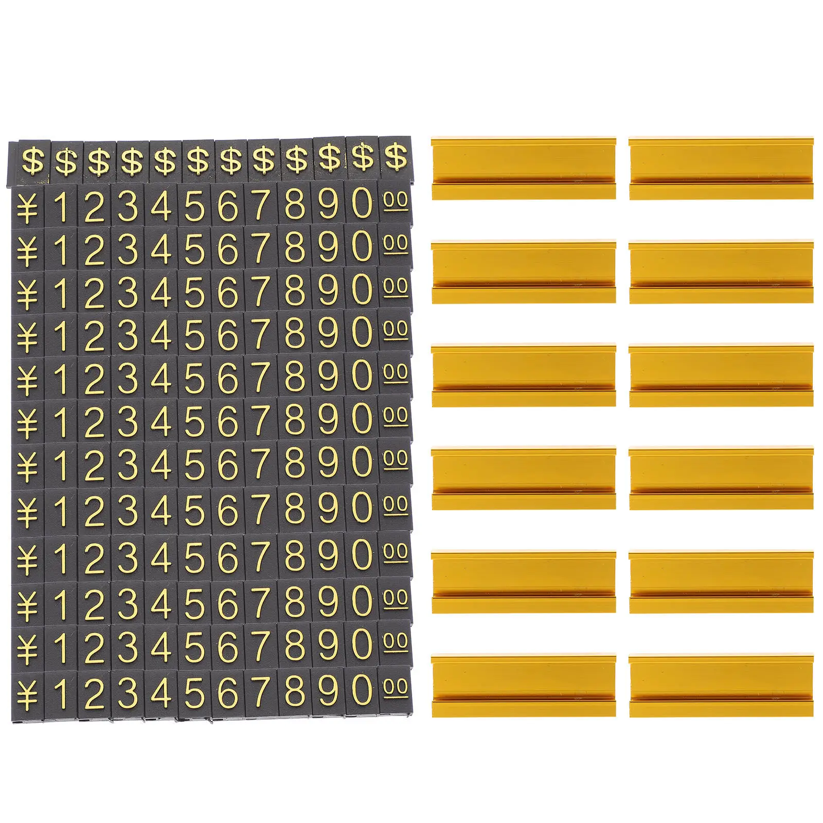 12Sets Elegant Adjustable Price Display Tag Stand with Lettered Background for Store Counter Retail Shop Supermarket Price
12Sets Elegant Adjustable Price Display Tag Stand with Lettered Background for Store Counter Retail Shop Supermarket Price