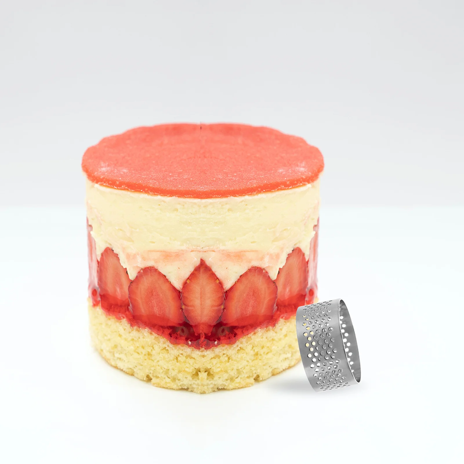 10Pcs Stainless Steel Tart Ring Perforated Non-Stick Round Baking Cake Mousse Mold Perfect for Desserts Candy Jelly
10Pcs Stainless Steel Tart Ring Perforated Non-Stick Round Baking Cake Mousse Mold Perfect for Desserts Candy Jelly