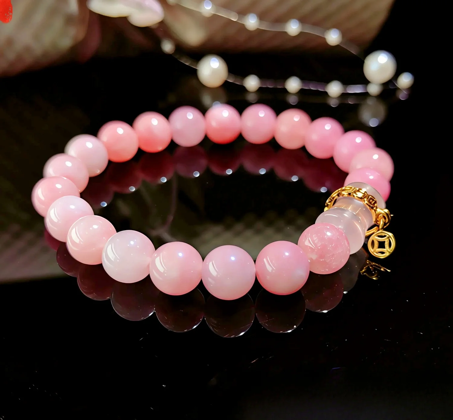 Jewelry Bracelet Fashion Women's Bracelets Pink Nature Stone Good Selling Gift for Women Girls
Jewelry Bracelet Fashion Women's Bracelets Pink Nature Stone Good Selling Gift for Women Girls