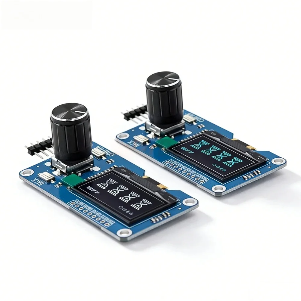 Estardyn 1.3 Inch OLED Display with EC11 Rotary Encoder Module, IIC White/Blue Screen for Arduino Menu Control DIY
Estardyn 1.3 Inch OLED Display with EC11 Rotary Encoder Module, IIC White/Blue Screen for Arduino Menu Control DIY