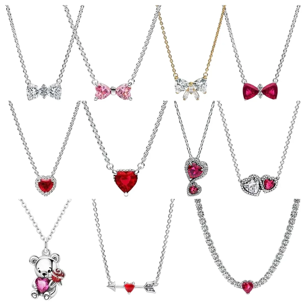 2025 Hot Sale New Valentine's Day Love Series S925 Silver Couple Love Bow Necklace Suitable for Lovers Gift Women's Jewelry
2025 Hot Sale New Valentine's Day Love Series S925 Silver Couple Love Bow Necklace Suitable for Lovers Gift Women's Jewelry