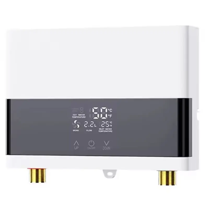 Электрический водонагреватель A67Z 220В, мгновенный, настенный, для ванной и кухни, с ЖК-дисплеем температуры
Электрический водонагреватель A67Z 220В, мгновенный, настенный, для ванной и кухни, с ЖК-дисплеем температуры