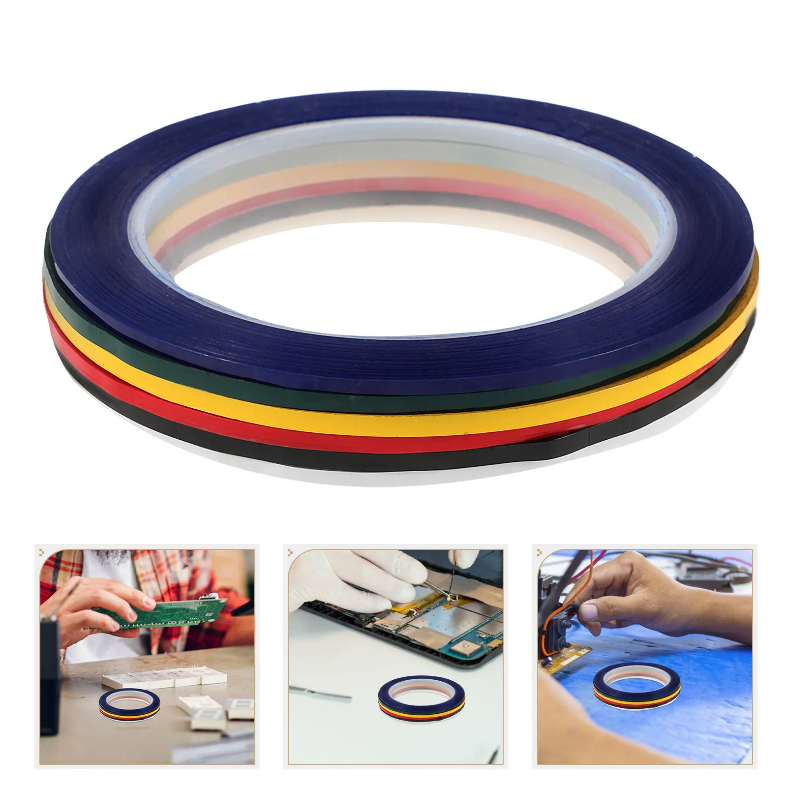 6 Rolls Insulation Tape Reliable White Clothes Tape for Pin Stripes Cars Labeling Craft Work Adhesive Tapes Fitment Supply
6 Rolls Insulation Tape Reliable White Clothes Tape for Pin Stripes Cars Labeling Craft Work Adhesive Tapes Fitment Supply